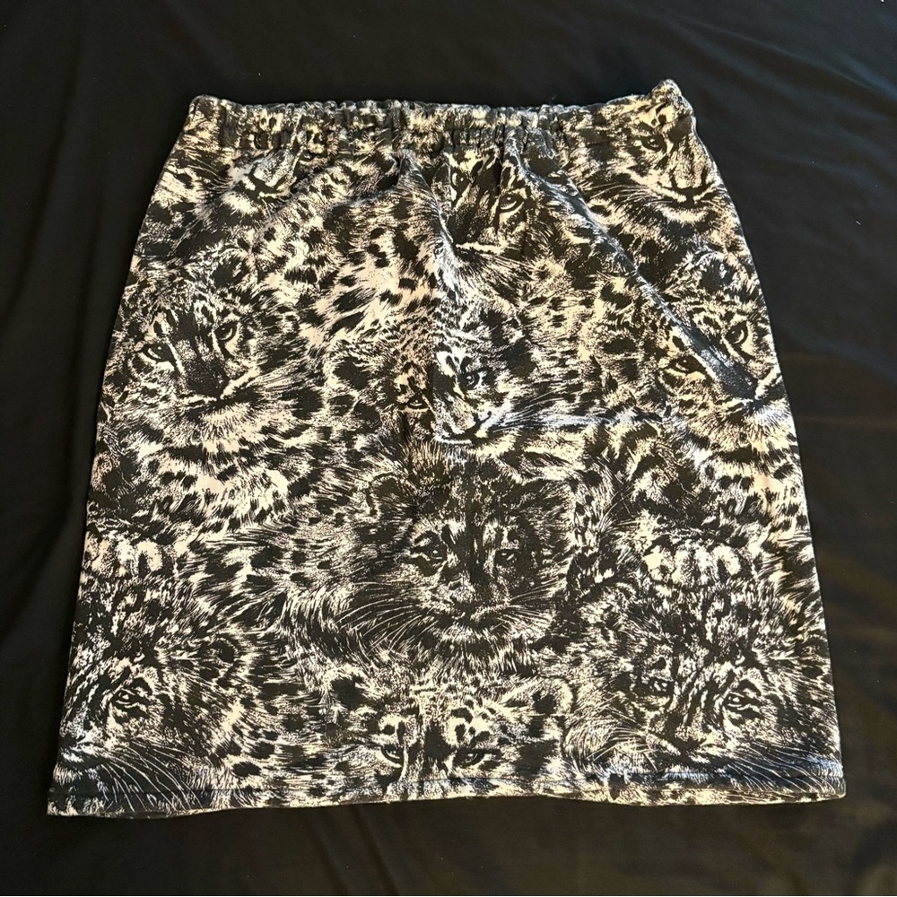 Leopard Print Women's Skirt